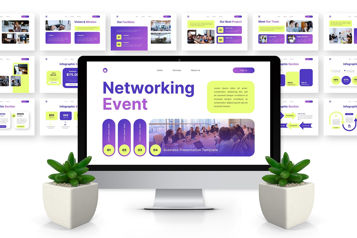 Networking Event - Business Key, a Presentation Template by Deepslide Studio (Photo 3 of 6)