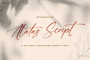 Alatas Script - Signature Font