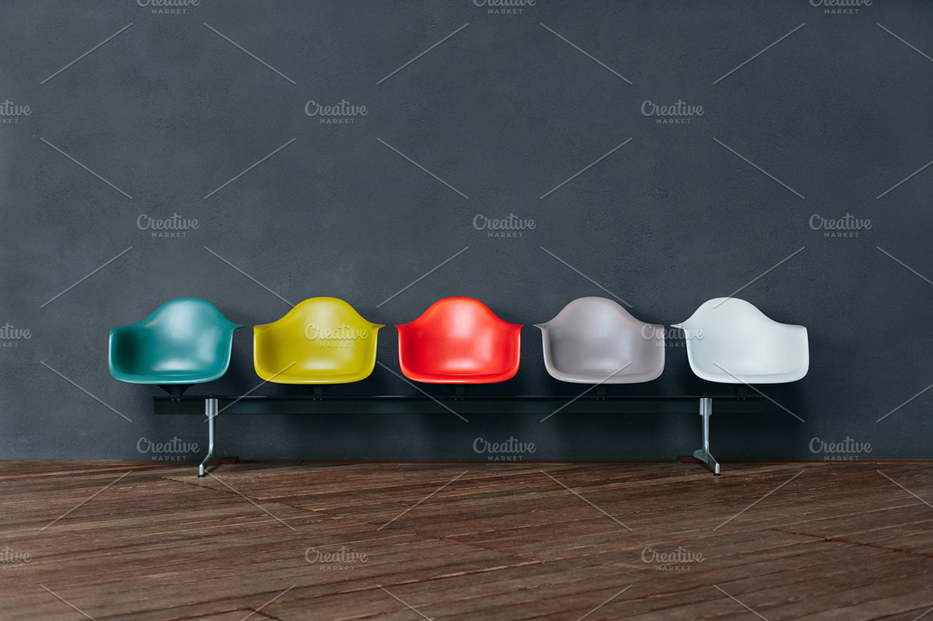Colorful Chairs, a Wallpaper Photo by M. Klasan