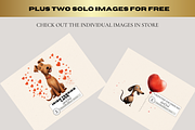 QUIRKY AND WHIMSICAL DOGS CLIPART, an Animal Illustration by Daring Digies (Thumbnail 2 of 8)