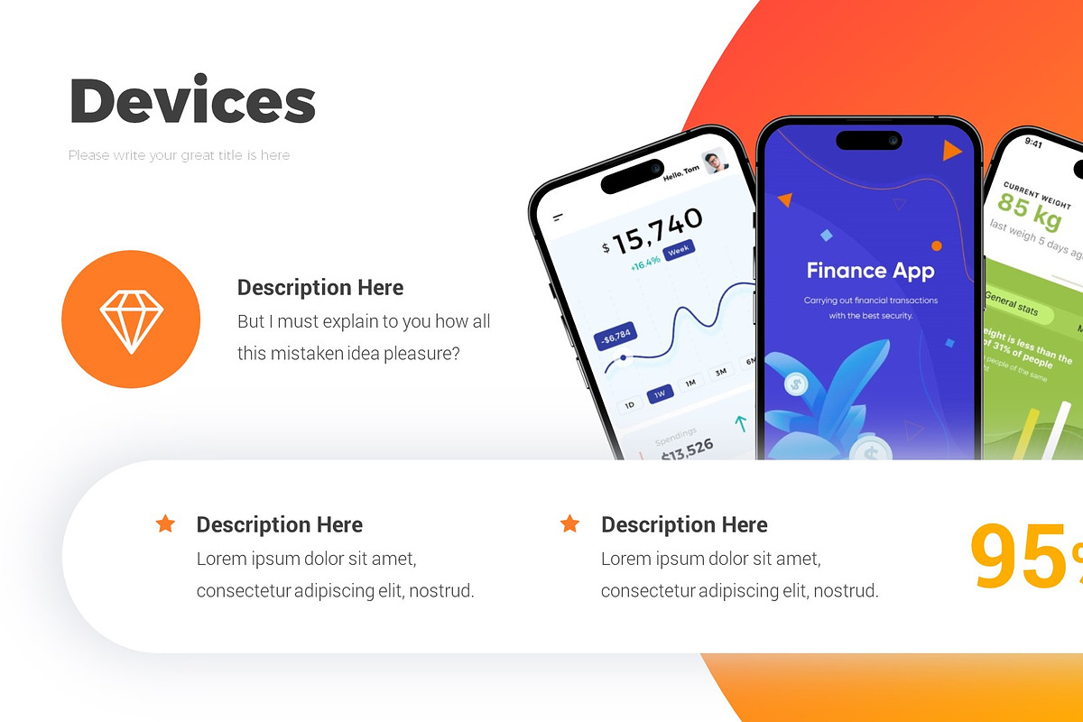 Devices Mockup Tools PowerPoint, a Presentation Template by Presentation Templates (Photo 9 of 13)