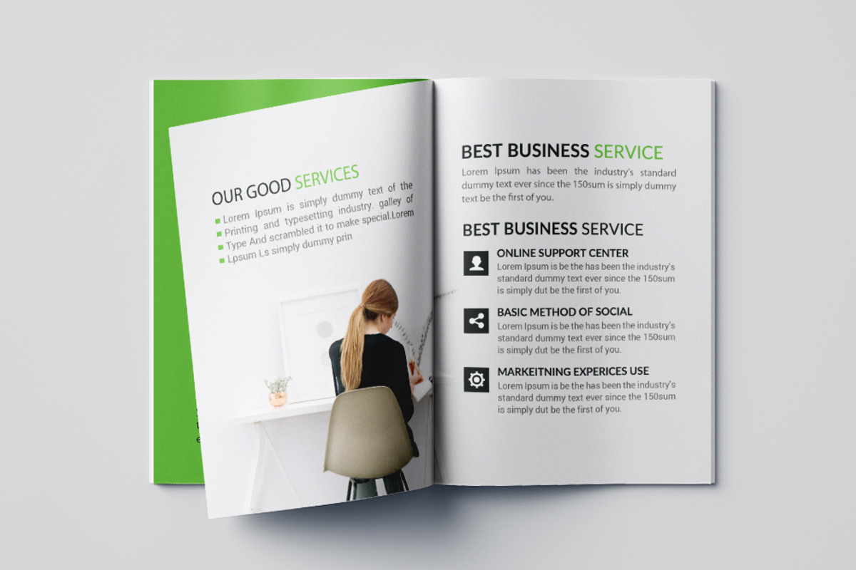 Business Catalogue Brochure 16 Pages, a Brochure Template by Psd Templates (Photo 7 of 9)