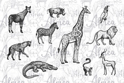 African animals., an Object Graphic by MarinaVorontsova (Thumbnail 3 of 6)
