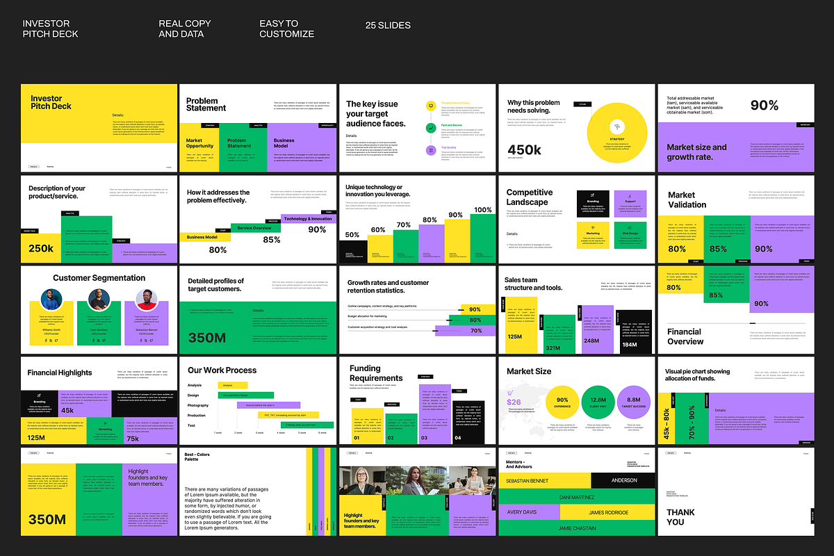 Modern Investor Pitch Deck – GSL, a Presentation Template by Dirtytemp Studio (Photo 6 of 6)
