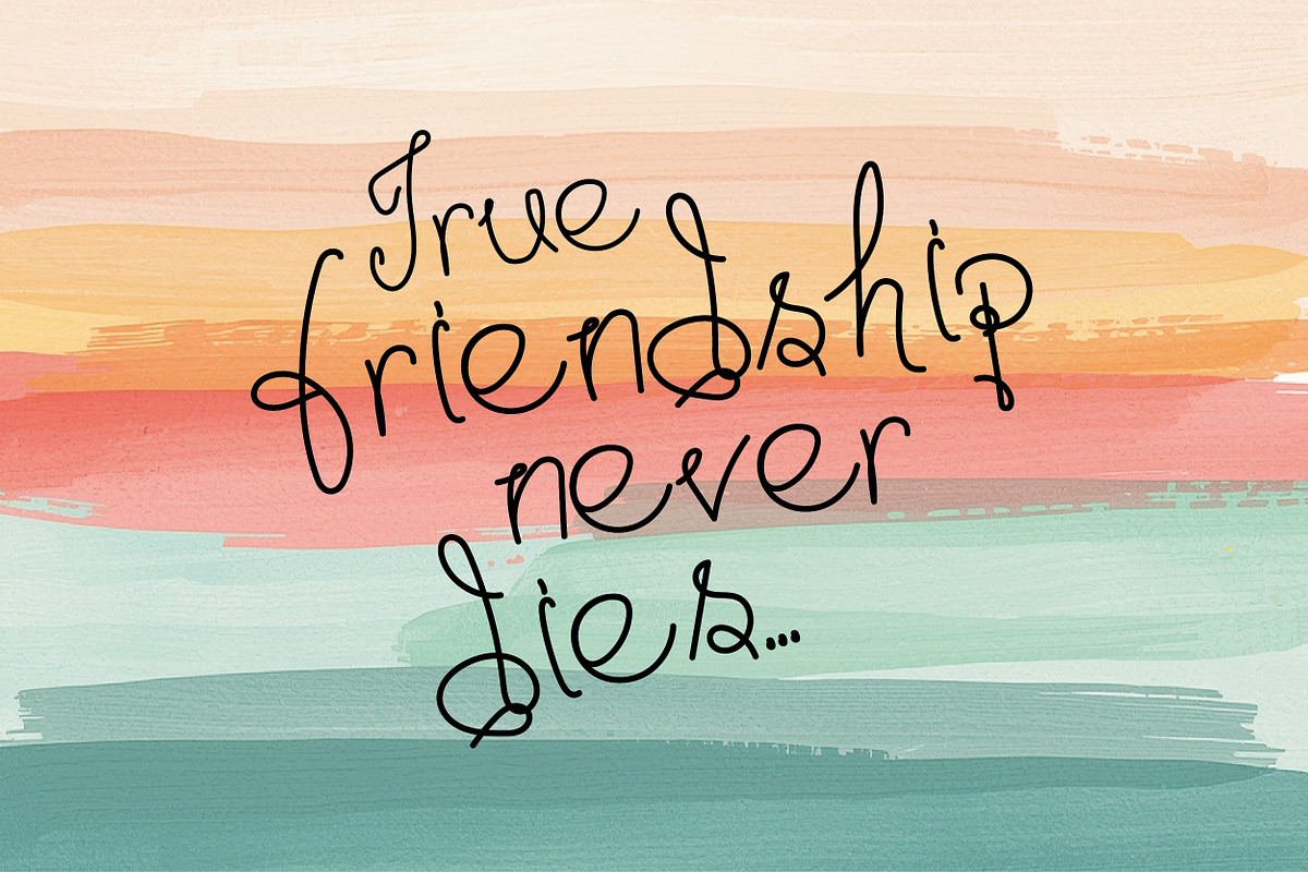 Twinkle Berry Font - Handwritten New, a Handwritten Font by rix_designs (Photo 5 of 9)