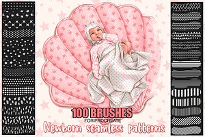 Newborn Texture Brushes For Procreat