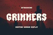 Grimmers - Horror Display Font, a Handwritten Font by AQR Studio (Thumbnail 1 of 9)