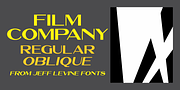 Film Company JNL, a Sans Serif Font by Jeff Levine Fonts (Thumbnail 1 of 5)