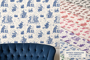 Witchy Toile de Jouy Pattern, a Pattern Graphic by Dina Mae (Thumbnail 4 of 11)
