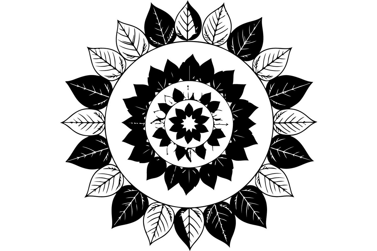 Vintage Floral Mandala Bundle, a Decorative Illustration by Designer_Momina (Photo 17 of 20)
