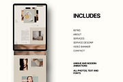 WIX Skincare website, a Wix Template by Studio Suvelle (Thumbnail 3 of 6)