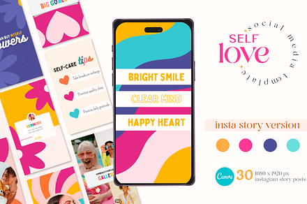 Colorful Instagram Story Templates, a Social Media Template by Matisse Studio