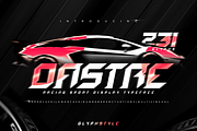 Dastre Sport Racing, a Sans Serif Font by Glyphstyle (Thumbnail 1 of 7)