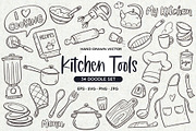 Kitchen Doodles - Cooking Utensils, an Object Illustration by insemar (Thumbnail 1 of 5)