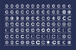 creative letter c icon set, a Branding & Logo Template by quadrazo