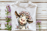 Whimsical Farm Animals PNG Clipart, a Seasonal Illustration by OK Design (Thumbnail 5 of 6)