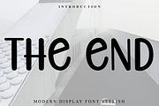 The End, a Handwritten Font by FreshTypeINK (Thumbnail 1 of 8)