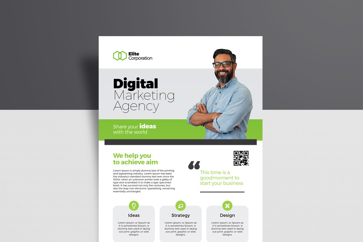 Digital Agency Flyer, a Flyer Template by Design'sTRIBE (Photo 4 of 4)