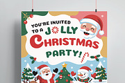 Christmas Party Flyer Template, a Flyer Template by MightyDesign (Thumbnail 2 of 8)