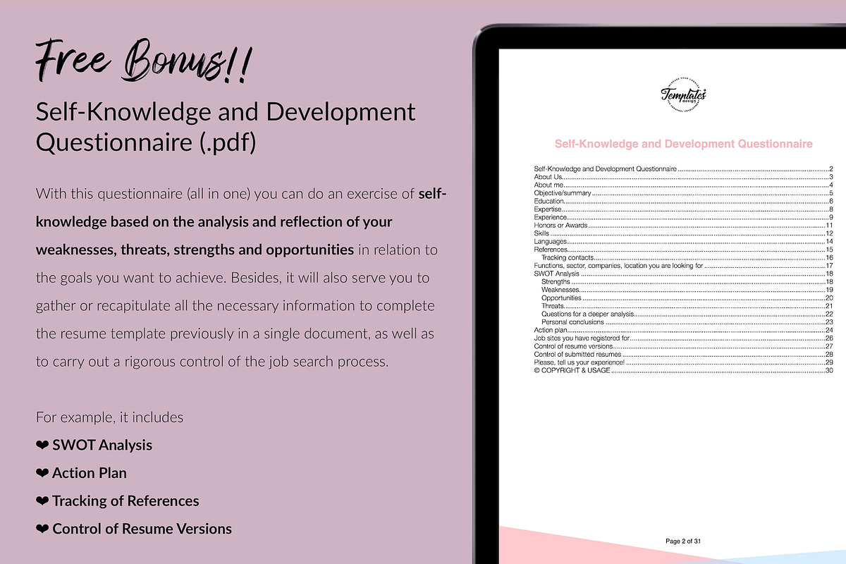 Modern Resume Template / CV - Quinn, a Resume Template by Templates Design Co. (Photo 12 of 17)