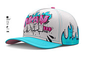 5-Panel Cap Photoshop Mockup, a Hat Mockup by LESZ Design (Thumbnail 6 of 11)