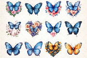 Butterfly Roses Clipart, an Illustration by DreamCafeArt (Thumbnail 2 of 6)