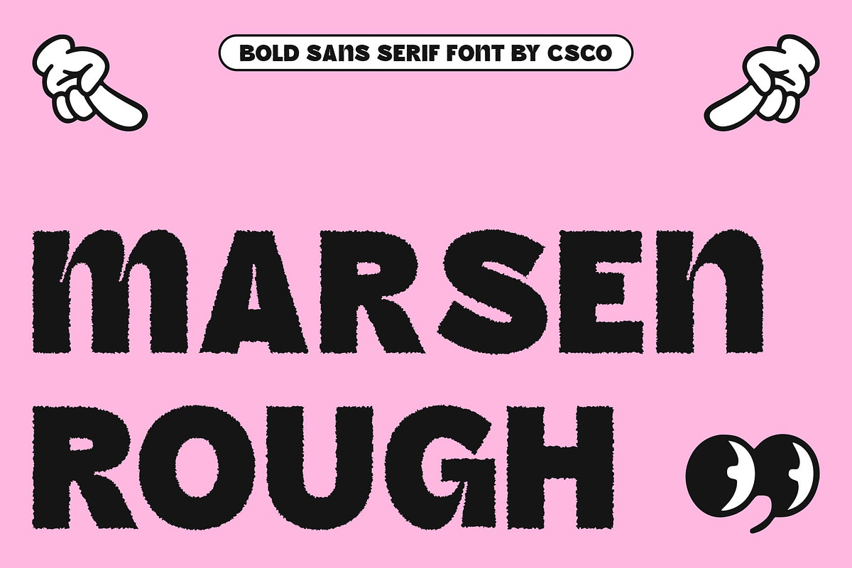 Marsen Rough, a Sans Serif Font by Craft Supply Co. (Photo 1 of 8)