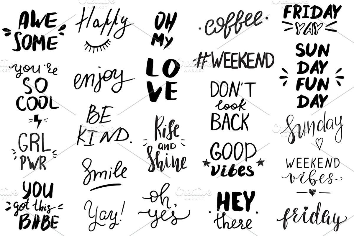 Inspirational quotes overlays, a Graphic by Imageblend