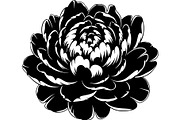 Peony Flower Silhouette, an Object Graphic by Designer_Momina (Thumbnail 16 of 18)