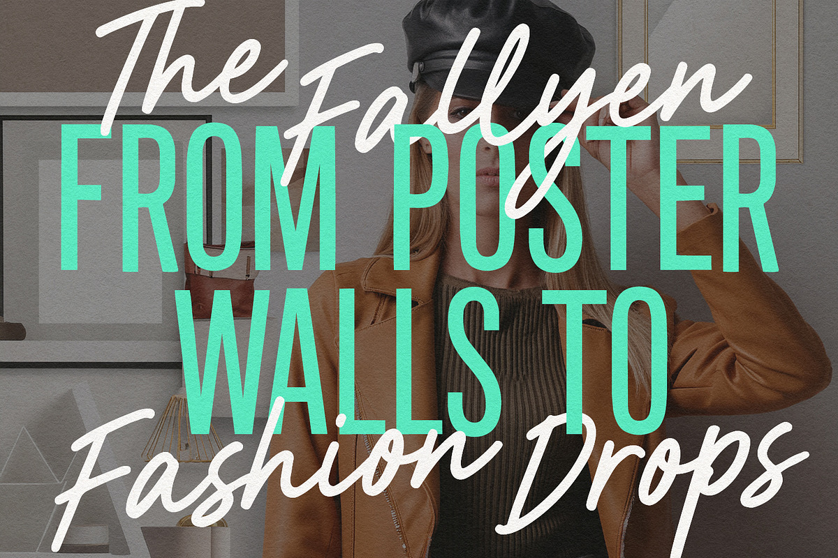 Fallyen Font Duo Signature Sans, a Script Font by Maulana Creative (Photo 2 of 7)