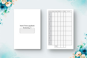 Editable Work Time Log Book