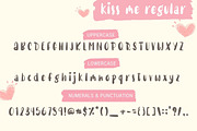 Kiss Me – Cute Handwritten Font, a Handwritten Font by AnningArts (Thumbnail 5 of 6)