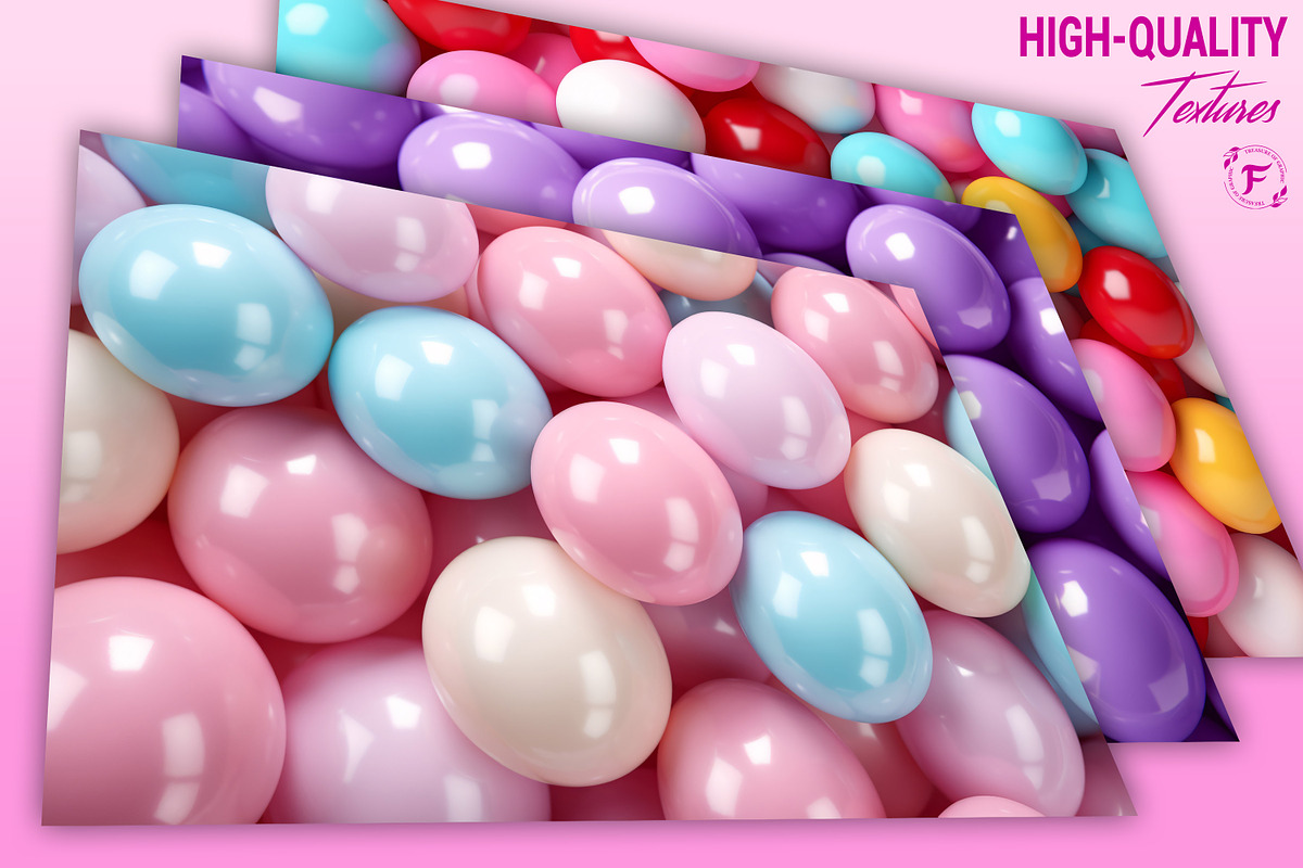 3d Glossy Balls Background, a Wallpaper Graphic by Forhadx5 (Photo 2 of 9)