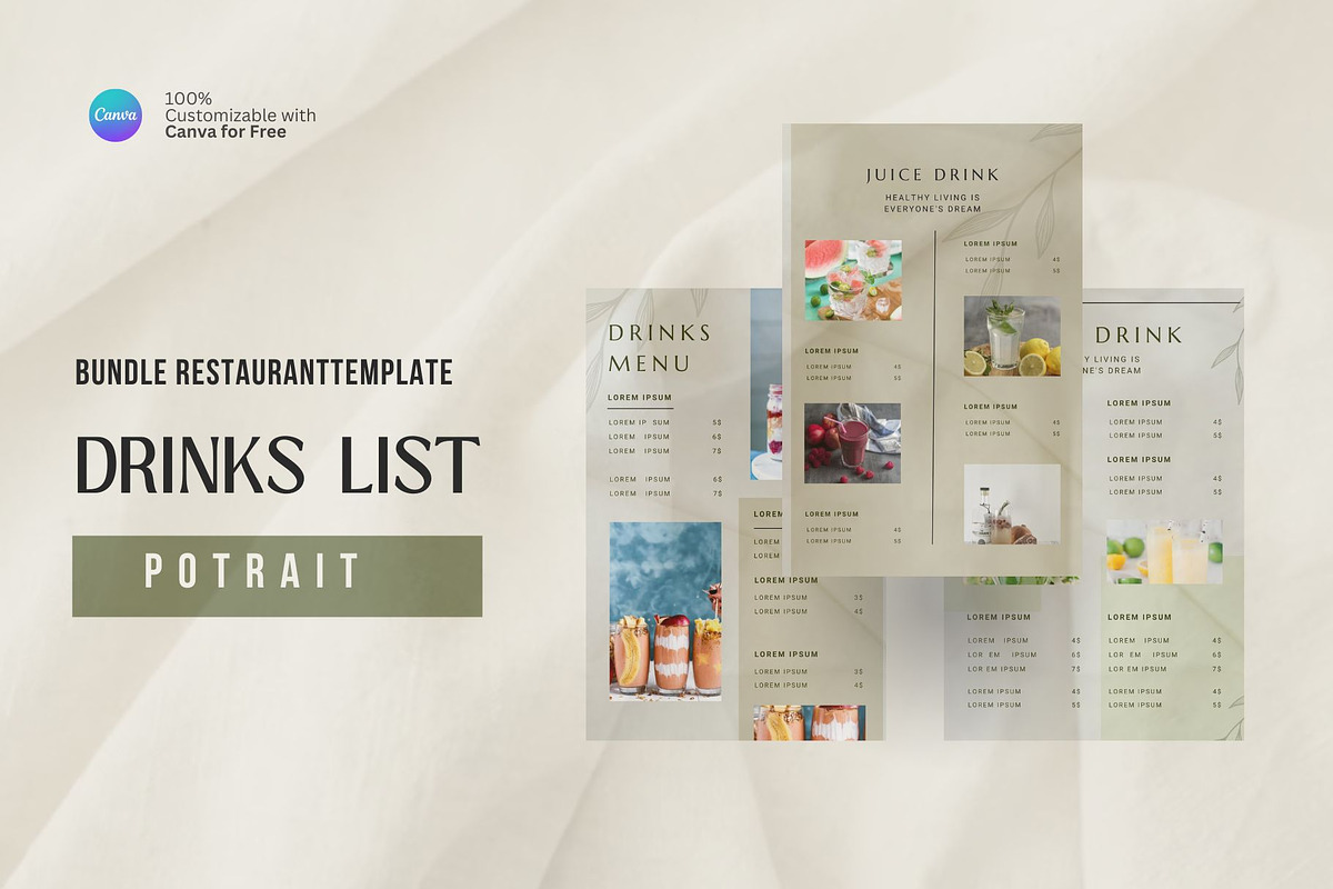 Modern Aesthetic Menu Template
