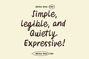 Organic Hand - Semi-script Font, a Font by Studio Funshop by Kelli (Thumbnail 7 of 10)