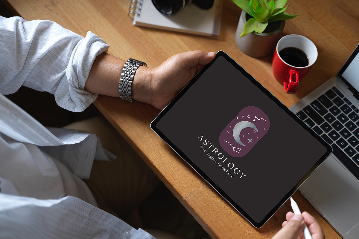 Astrology & Celestial Logo Template, a Branding & Logo Template by YUDesignStore (Photo 9 of 9)