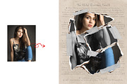 Torn Paper Cut Photo Template, an Action Add-On by MRI STUDIO (Thumbnail 3 of 34)