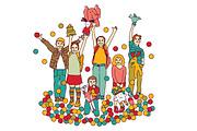 Vector kids collection, an Education Illustration by Crowhouse (Thumbnail 3 of 6)