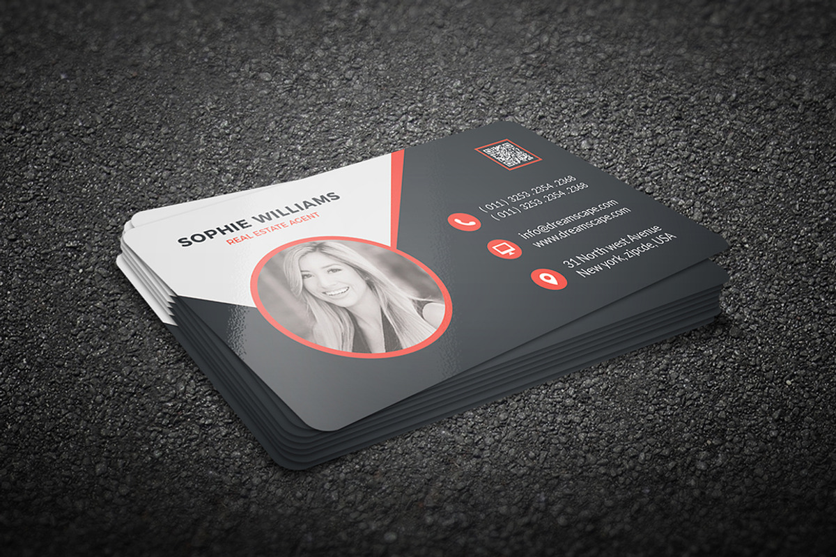 Real Estate Business Card, a Business Card Template by GraphicsEgg (Photo 2 of 3)