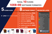 10 Cleaning Service Flyers Bundle, a Flyer Template by Imagine Design Studio (Thumbnail 2 of 12)