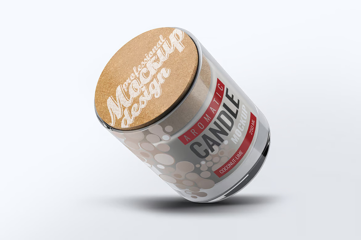 Aromatic Candle Mock-Up, a Product Mockup by DesignRushMarket (Photo 7 of 10)