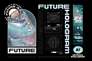 Cyberion - Futuristic Tech Font, a Font by Letterhend Studio (Thumbnail 9 of 9)