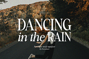 Dancing In The Rain Typeface, a Serif Font by Pen Culture (Thumbnail 1 of 10)