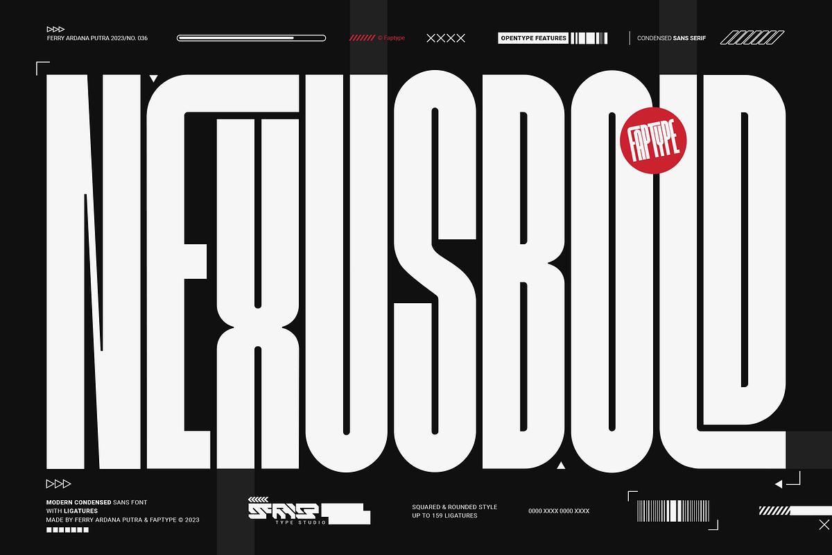 Nexusbold | Modern Condensed Sans, a Sans Serif Font by Ardana Creative (Photo 1 of 12)