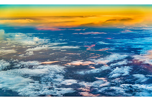 Aerial view of Eastern Norway in the evening, a Nature Photo by Leonid Andronov