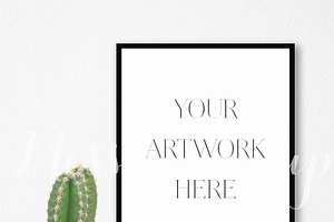 Black Frame Mockup