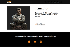 Kajabi Dark Fitness Website Theme