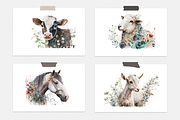 On The Farm Watercolor Collection, an Animal Illustration by artsy-fartsy (Thumbnail 9 of 11)