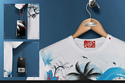 Men's T-shirt On 5 Stages Mock-up, a Hoody Mockup by Mocca Mockups Store (Thumbnail 12 of 69)