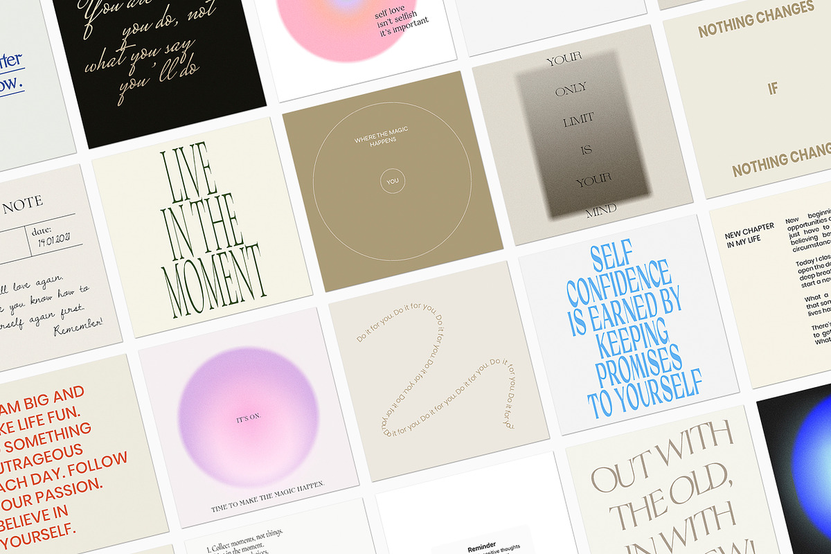 Instagram Social Media Quotes PS, a Social Media Template by Feel This (Photo 10 of 18)